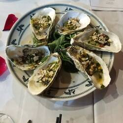 Austern - ein Gang beim Abendessen