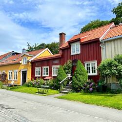 Schmucke Häuser in der Altstadt