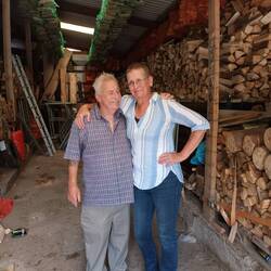Mags and Dai and the logs