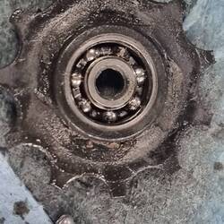 Jockey wheel innards