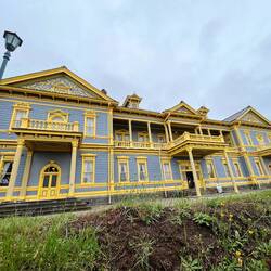 The community building had recently been painted