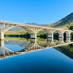 Bridge Over the Douro at Dawn (at Barca do Alva)