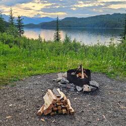 Unser erstes Feuer dieser Reise