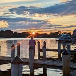 Fox Brewery sunset.