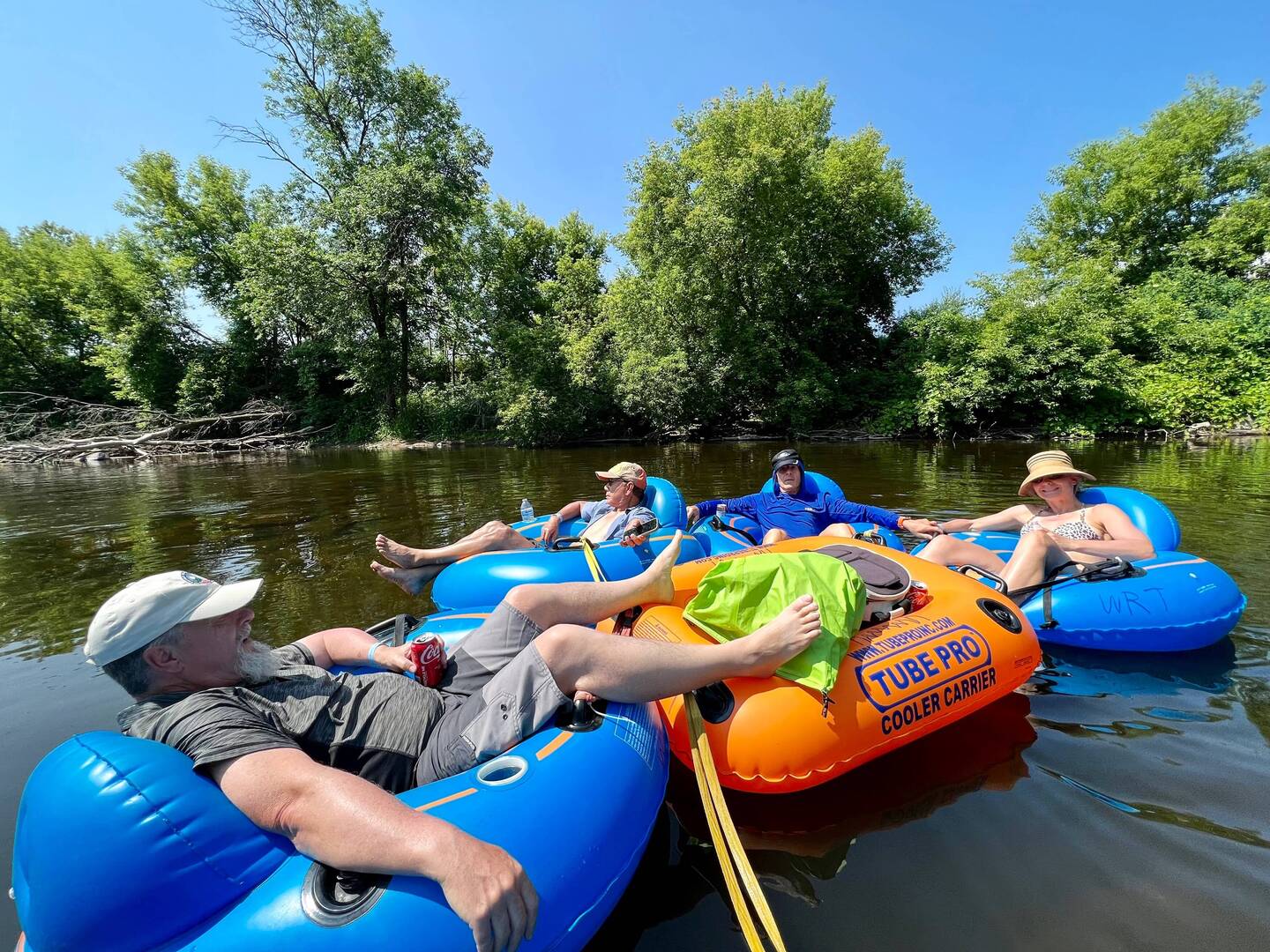 Wolf River tubing