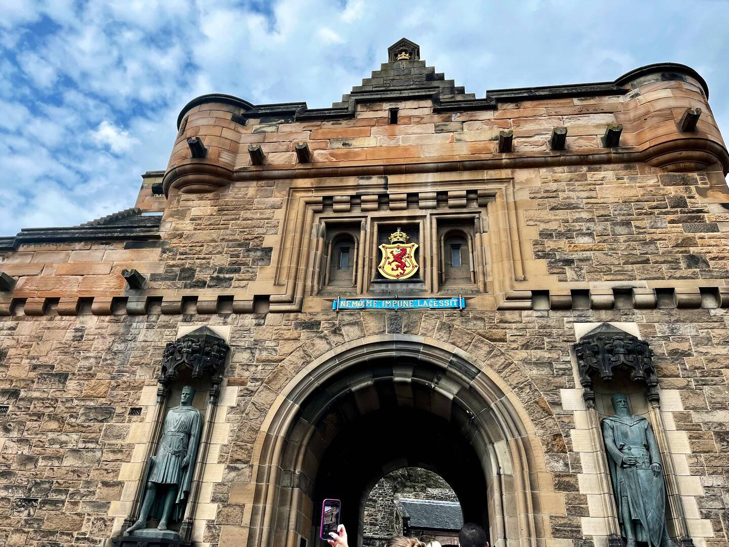 The entrance to the castle