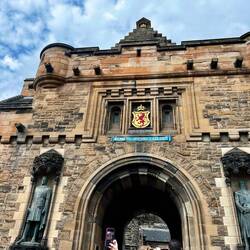 The entrance to the castle