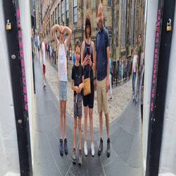 Look how skinny and tall we all are