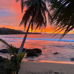 Strand vor üsem Hotel