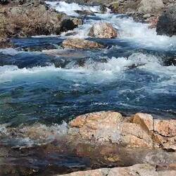 Einer der vielen Gebirgsbäche 🤗