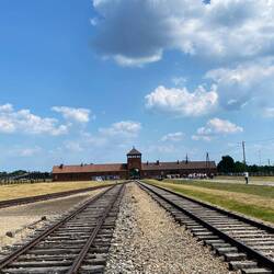 Ausgang Auschwitz II (Birkanau)