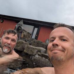 Ein letztes Bad im heißen nass