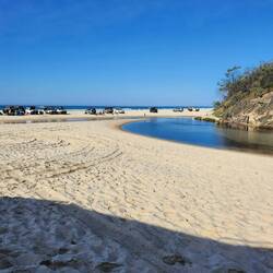 Where it meets the ocean