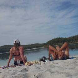 Lake McKenzie crystal clear water