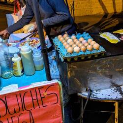 Typischer Straßenstand