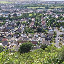Smart residential area from Tan-yr'-Allt