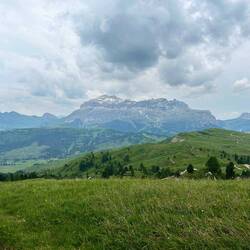 Blick auf den Sellastock