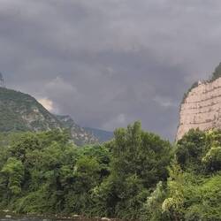 Das Unwetter schafft es nicht