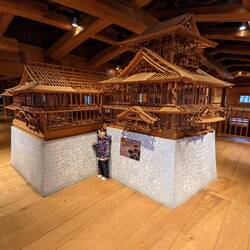 La charpente du château