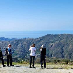 Stunning views towards the Mediterranean