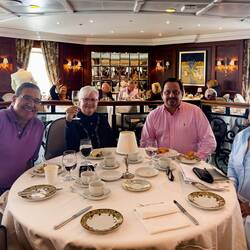 We enjoyed today's brunch with our friend, CD Ray — Aboard Insignia.