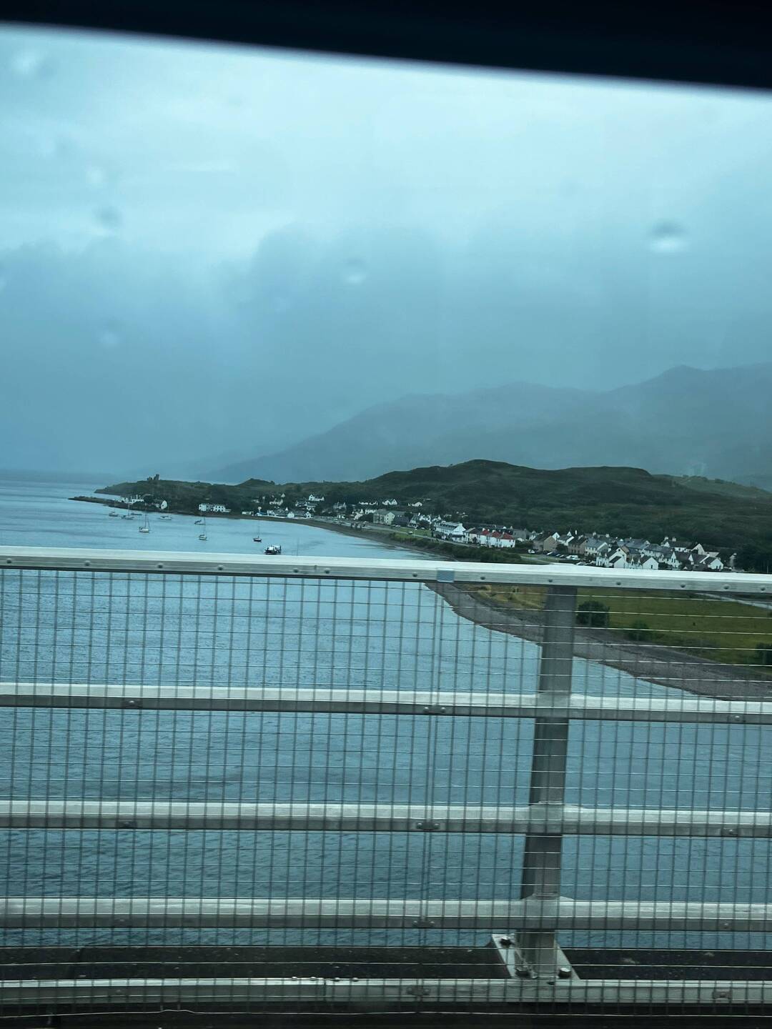 Crossing Skye Bridge onto the Isle of Skye