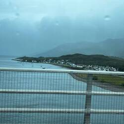 Crossing Skye Bridge onto the Isle of Skye