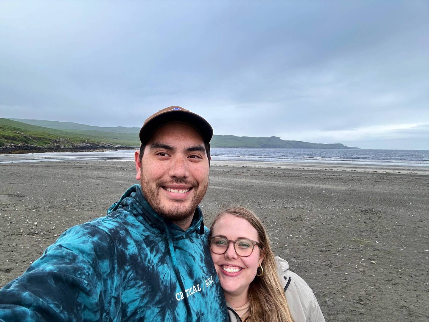 Our campsite was right on a secluded beach