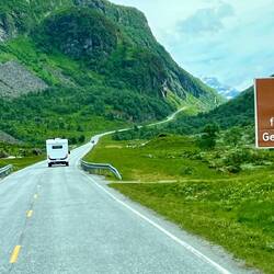 Anfahrt zum Geiranger