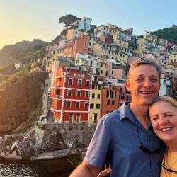 Sunset at Riomaggiore