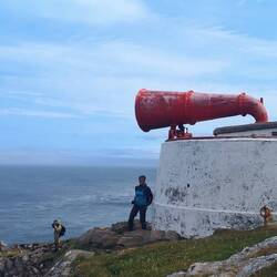 Das Nebelhorn und ich: Ein Größenvergleich