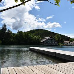 Notre spot dodo, près d'un lac