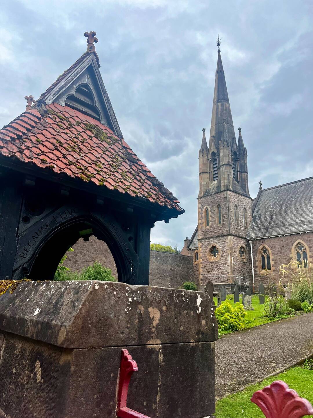 An old church in the main strip