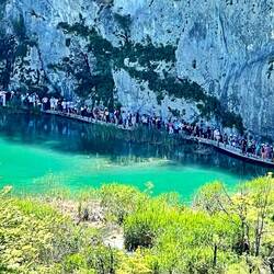 Warteschlange zum grossen Wasserfall 😳 7 Uhr Eintritt & Tagesticket hat sich sehr gelohnt!!