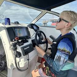 Driving out to Magnetic Island