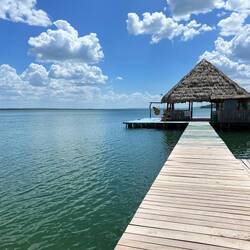 Steg auf den Petén-Itzá-See