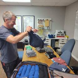 BACYL Office donations and packing!