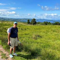 Joe with Loch Lomond in the background