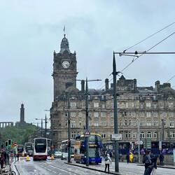 Carlton Hill and the Balmoral Hotel