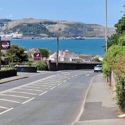 First view of Llandudno from the east