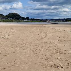 Looking south east along Conway Sands towards Llandudno with little Orme behind to the east