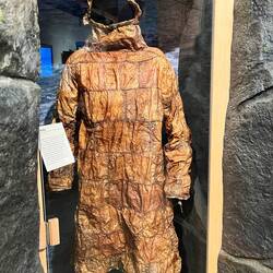 Museum...waterproof jacket made of sea mammal gut