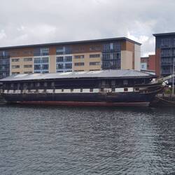 Die Reste der HMS Unicorn, eine Fregatte aus dem Jahr 1824