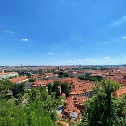 Die Aussicht von der Burg