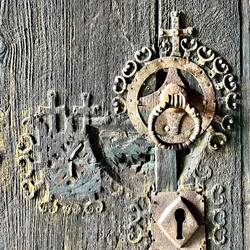 Schloß der Eingangstür