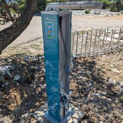 A handy little station for fixing your bike