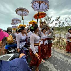 Auf dem Rückweg gab es noch eine Zeremonie