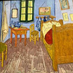 We had Arles where Van Gogh had painted his bedroom