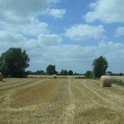 The cemeteries are all amongst farmlands.