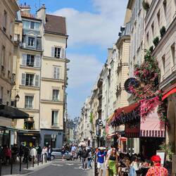 Typical Parisian street